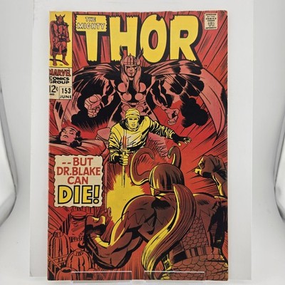 Marvel Comics 1968 The Mighty Thor #153 JUNE