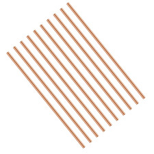10 Pcs Pure Copper round Rod - 4 Inch Length, 3 Mm Diameter - Solid Copper Rod f