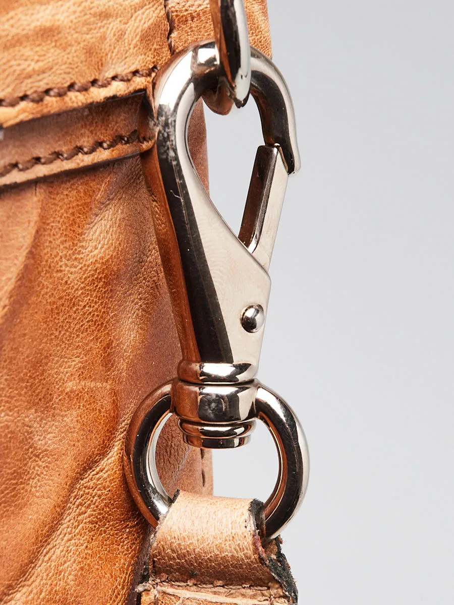 Givenchy Brown Wrinkled Sheepskin Leather Small Pandora Bag thumbnail 6