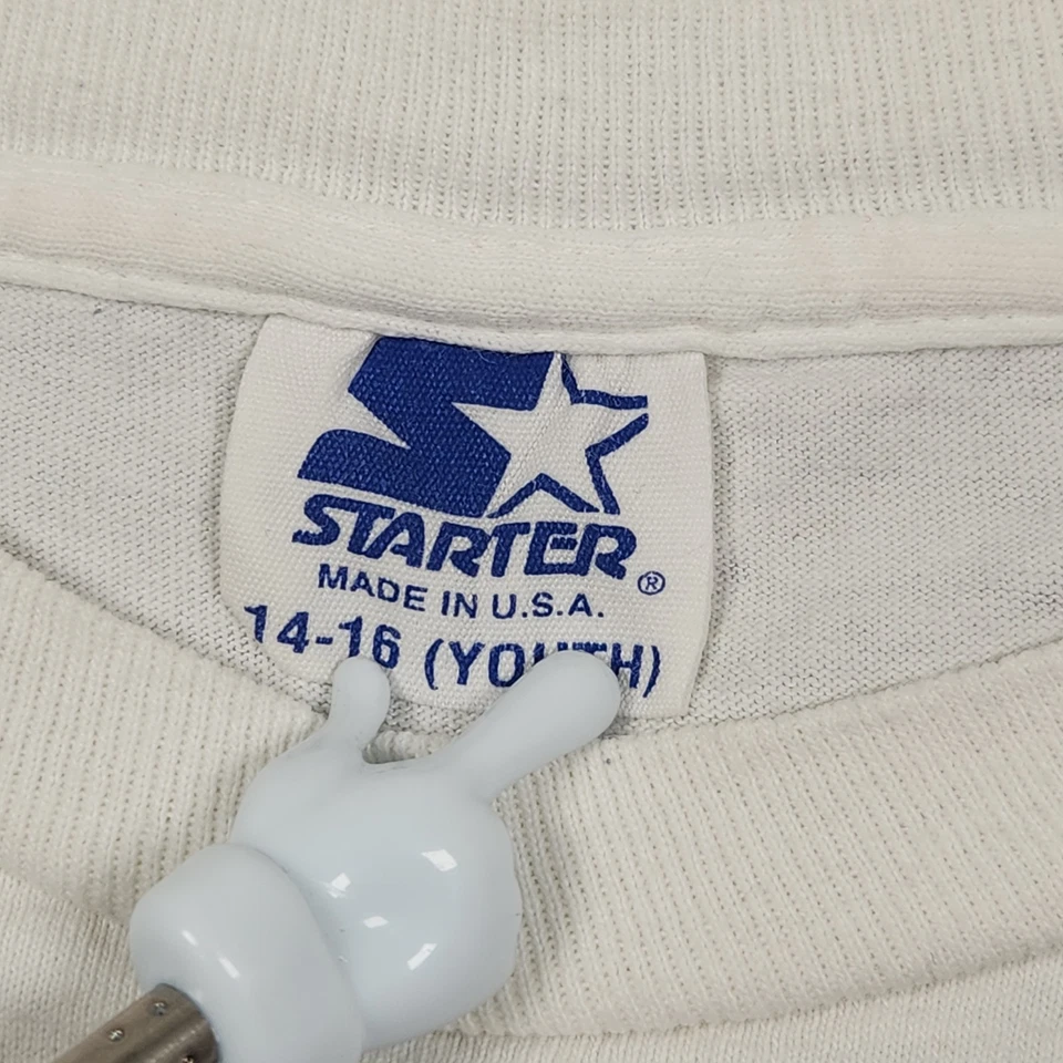 Camisa De Colección Florida Gators Juvenil Grande (14-16) Blanca Starter Lightning Años 90 Foto 3 de 4