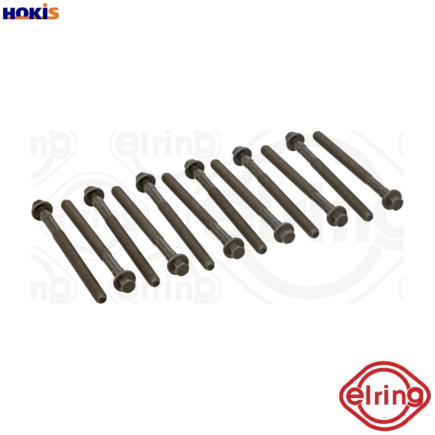 CYLINDER HEAD BOLT SET 221.490 FOR B5202F/5204F/5204FT/5202S/5204T3 2.0L 5cyl