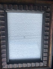 Vintage Bronze And Gold Ornate Faux Metal Picture 8 X 10 Frame 4.5 X 6.5 Glass