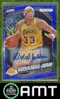 Kareem Abdul-Jabbar 2024-25 Panini Prizm Black /25 Auto Blue Shimmer FOTL Lakers