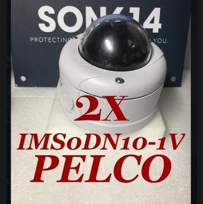Lot 2 Pelco IMS0DN10-1V Security Network Color Cameras W/ .5MP 2.8-10mm TESTED!