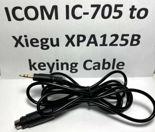 ICOM IC-705 to Xiegu XPA125B amplifier keying cable, also for XPA125 300+ SOLD! - Picture 1 of 1