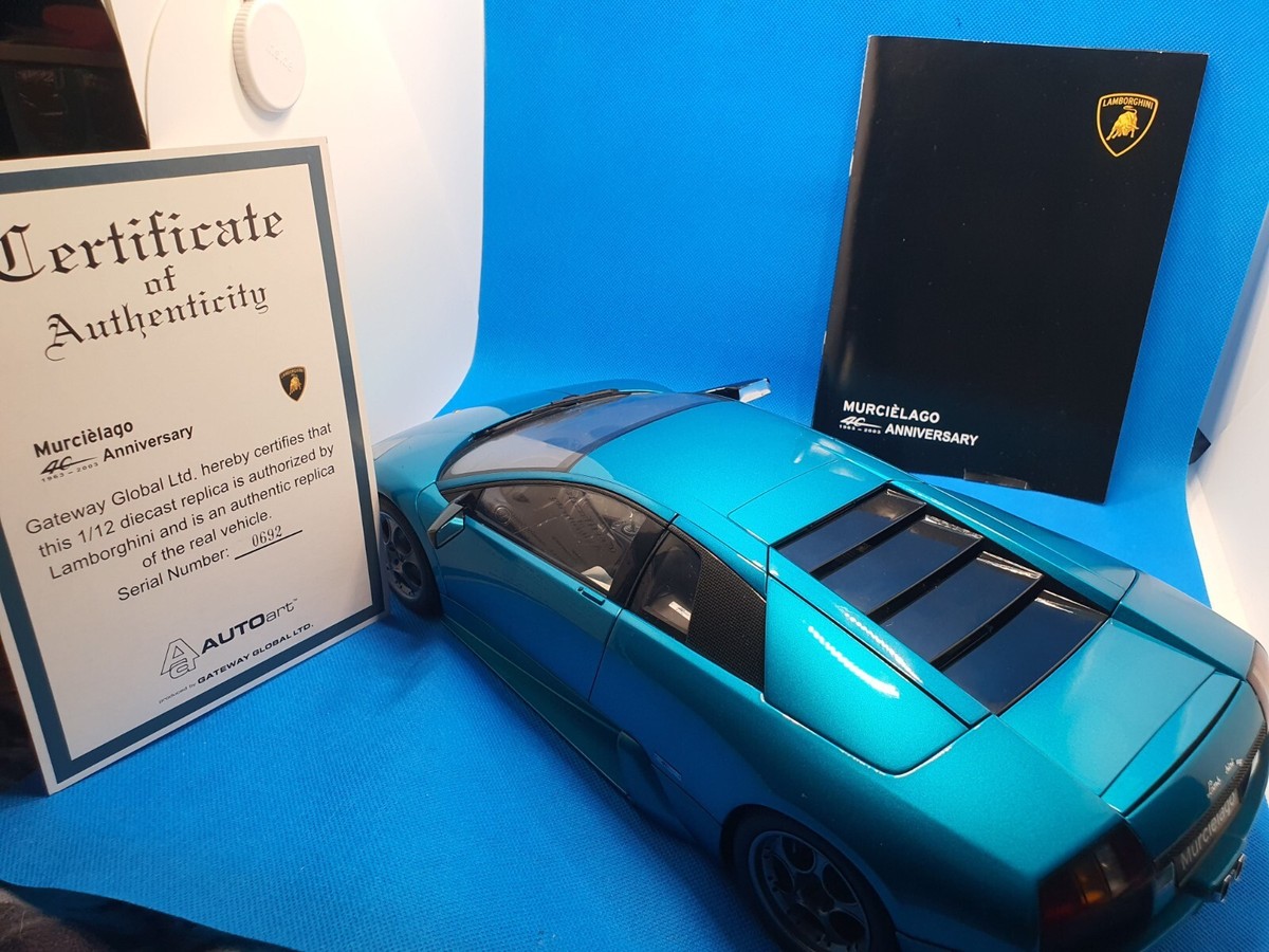 ミニカー AUTO ART 1/12 Lamborghini Murcielago 1/12 AUTOart Murcielago 40th Anniversary 2003-12074*With