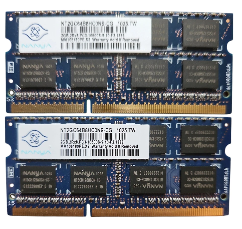 6 Ram Memory Sticks 2GB Иупіх 2GB-Micron 2GB-NANYA 2GB  - Image 2 of 4