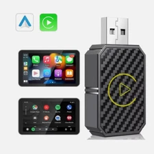 Wireless USB Carplay Adapter Dongle For iPhone Apple Android Auto Plug &Play