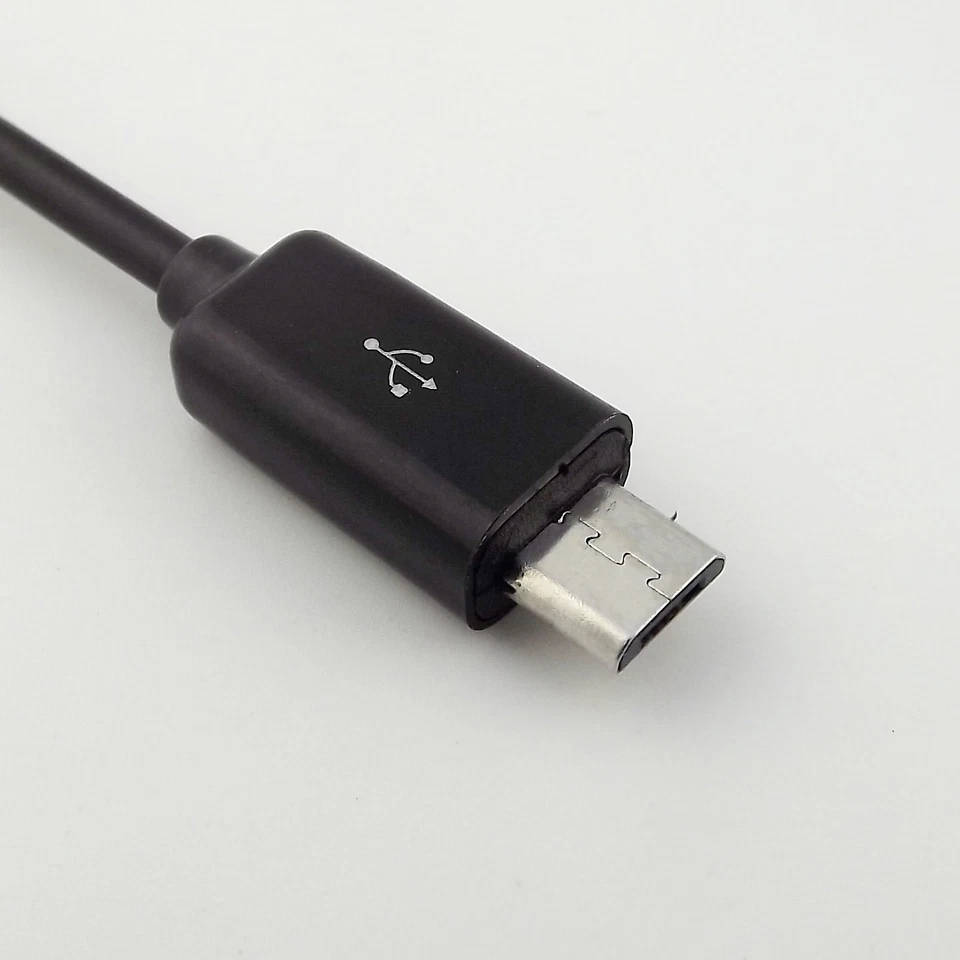 1x USB 2.0 A Female to Micro USB 5 Pin Male Adapter Host OTG Data Charger Cable - Image 4 of 4