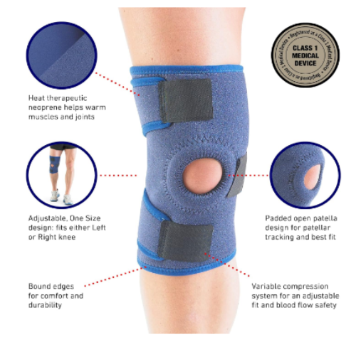 Neo-G Knee Support Open Patella - Knee Brace For Arthritis, Joint Pain Relief. - Picture 1 of 6