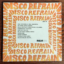 PROMO RCA LABEL WHITE  7"  JOHNNY HALLYDAY  DALLA NADA MINOPRIO  ERA DI ACQUARIO