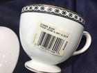 WEDGWOOD ULANDER BLACK set of 3 CUPS & SAUCERS neve used NEW! with tag EXCELLENT — photo 6