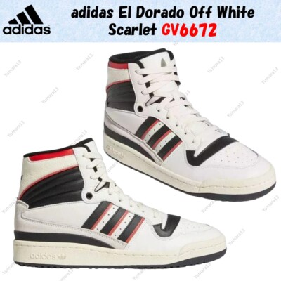 adidas バスケットシューズ GV6672 Adidas El Dorado Mid Mens 7 'Off White Black Scarlet GV6672