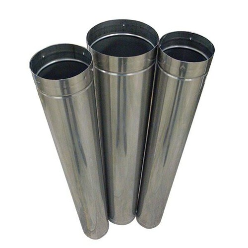 8" x 12" RIGID 304L Stainless Steel Stove Pipe eBay