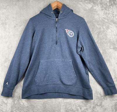 Tennessee Titans Antigua 1/4 Zip Pullover Sweatshirt Womens XL NFL Fandom