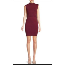 GUESS Mockneck Sheath Mini Dress | SIZE XS