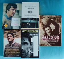 Lotto di libri sui portieri - Cinque volumi sui grandi numeri uno del calcio