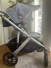 UPPAbaby VISTA Baby Stroller, Henry-Blue With Bassinet Included