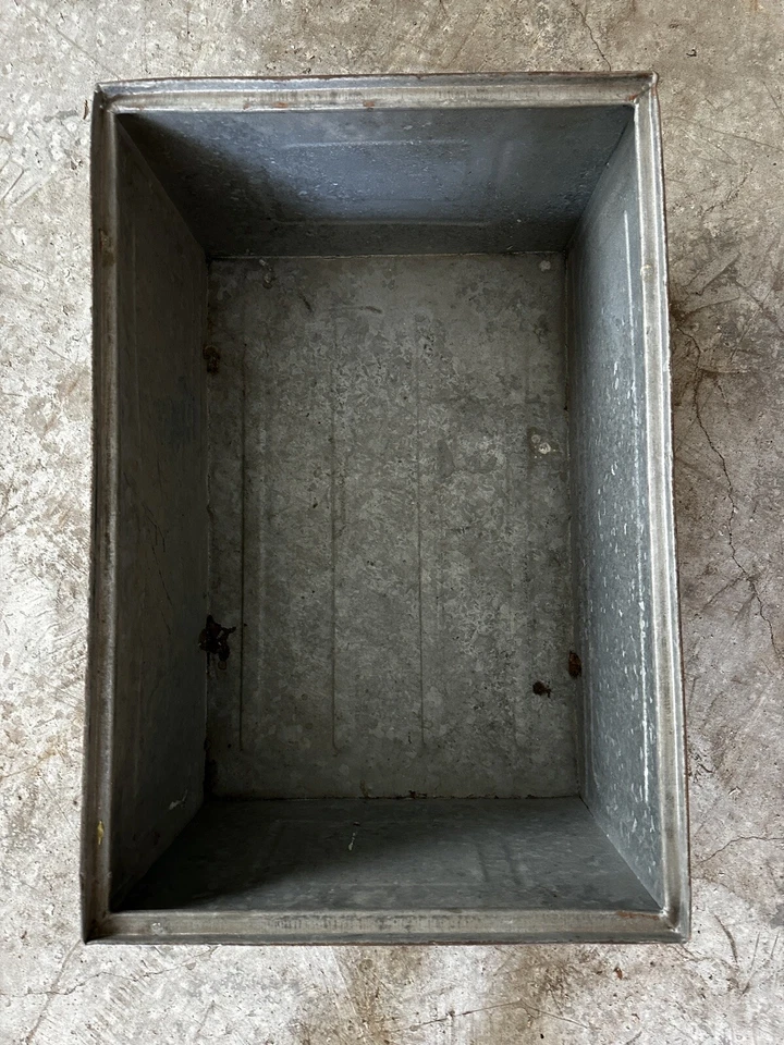 Metallkiste|Stapelkiste|Blechkiste|Werkzeugkiste| Industriekiste|Verzinkt|NEU| - Bild 3 von 4