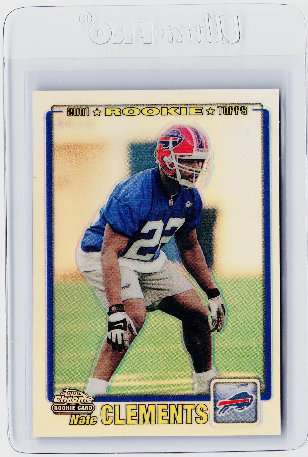 Nate Clements Topps Chrome #275 Refractor