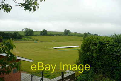 Photo 6x4 Easton cricket pitch The large scale map marks this as a sports c2011