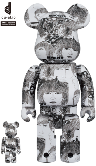 BE@RBRICK The Beatles REVOLVER 400% & 100% Bearbrick Medicom Toy