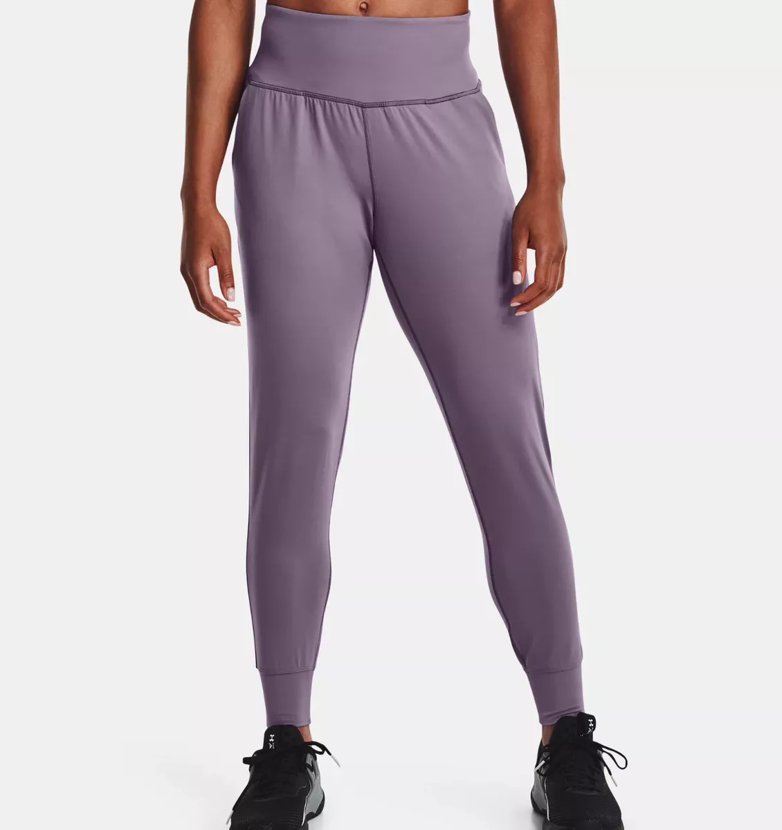 UNDER ARMOUR Women's UA Meridian Joggers NWT Club Purple SIZE: LARGE