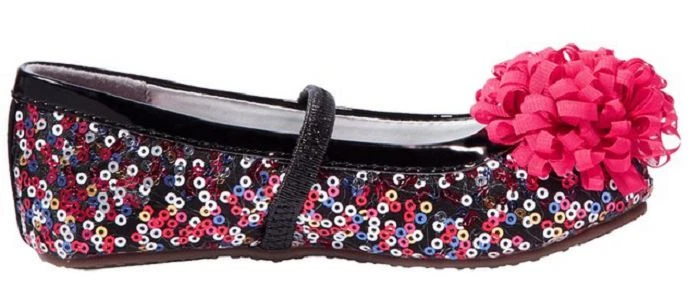 Stride Rite Kenleigh Ballet Plano (Niño Pequeño), Negro/Multi, Talla US 4 M, EUR 19.5 Foto 2 de 4