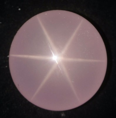 41mm Natural STAR Rose Quartz SPHERE BALL Crystal Specimen Healing