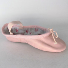 Bloch Dance BUNNY HOP Full Sole Leather Little Girls Shoes Size 8.5 C Pink