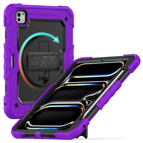 Für iPad 5/6/7/8/9/10 Gen Air 4 5 6 Pro 11 13 Hybrid Outdoor Tasche Gurt Hülle - Bild 86 von 225
