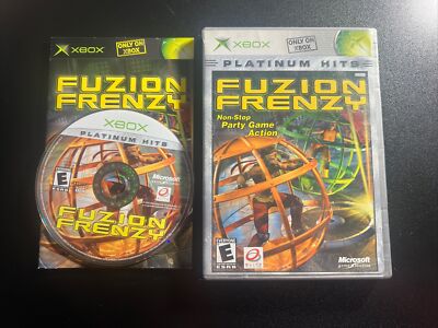 Fuzion Frenzy Platinum Hits Microsoft Xbox Game Disc w/ Case