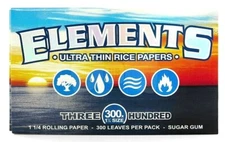 ELEMENTS 300 1.25 Rolling Papers 1 1/4 300's Direct from Raw Free USA Shipping!