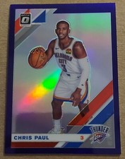 2019-20 Panini Donruss Optic CHRIS PAUL #103 Holo Prizm Purple Phoenix Suns 