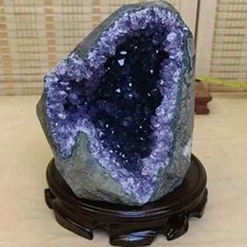 sparkling natural amethyst cave clusters polished edge Crystal Gemstone 400-550g