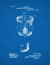 Jock Strap Patent Print Blueprint