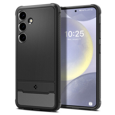 Spigen Rugged Armor Samsung Galaxy S24 Ultra Matte Black