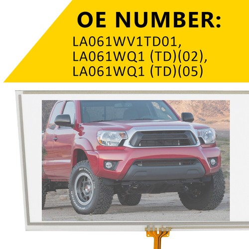 New For 2012-2014 TOYOTA TACOMA Radio Touch screen Glass Digitizer Panel 6.1inch - Picture 3 of 8