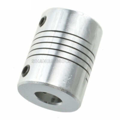 8x8mm CNC Motor Jaw Shaft Coupler 8mm To 8mm Flexible Coupling OD 20x26mm Handy