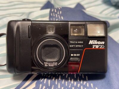 Nikon TW 2D Tele/Wide Point Shoot Film Camera Macro From