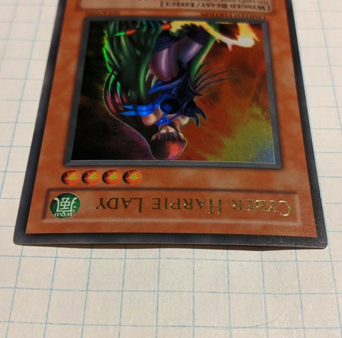 YuGiOh Cyber Harpie Lady SP1-EN001 LP Ultra Rare Sneak Preview Series 1 - Picture 4 of 4