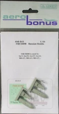 Aerobonus 1/48th Scale Resin FAB-500M Russian Bombs Item No. 480041