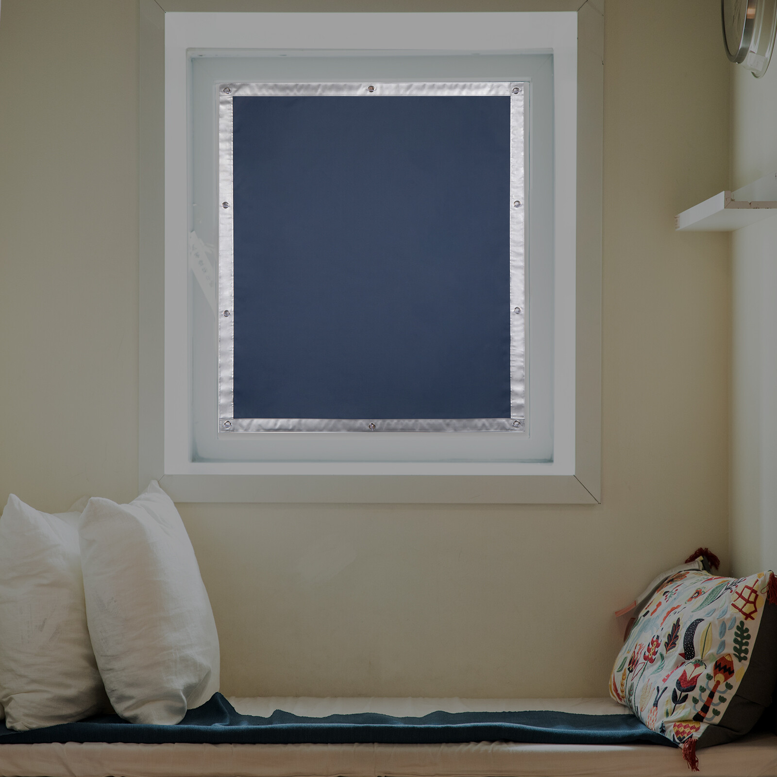 Dachfensterrollo ohne Bohren Sonnenschutz UV Schutz Thermo Rollo mit