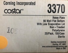 COSTAR Assay Plate 96 Well Flat Bottom 20/pack