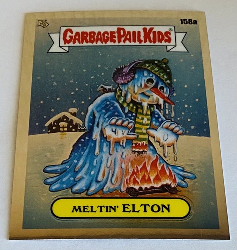MELTIN' ELTON [Superfractor] #158a 2021 Garbage Pail Kids Chrome card