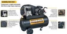 Compressore a pistone monofase 200lt NUAIR
