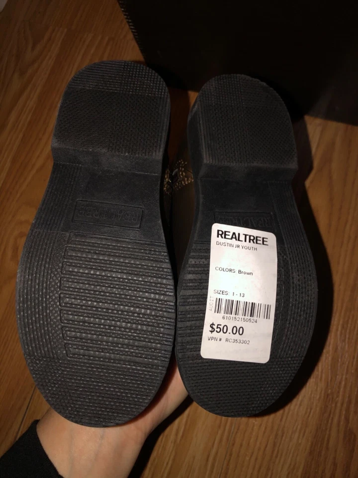 NEW Realtree by Real Tree Outfitters Dustin JR Camo boots boys childrens 11 M - Image 4 of 4