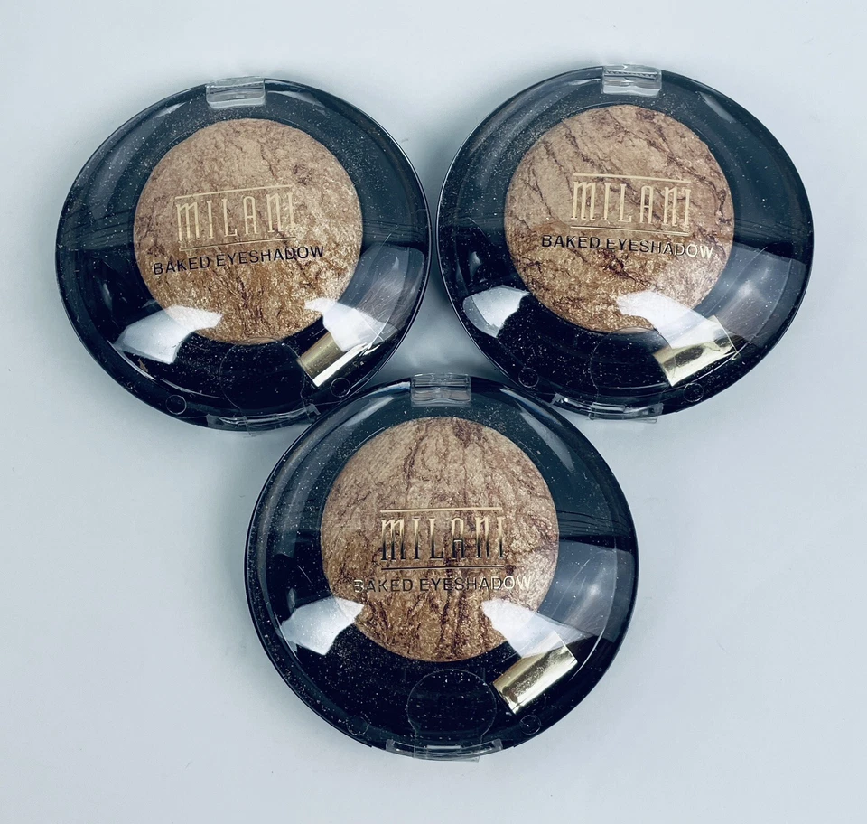 Lot of 3 Milani Baked Eyeshadow #606 Drench In Gold - Image 3 of 3