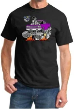 1968 1969 Plymouth Road Runner Rad Rides Cartoon Design Tshirt NEW