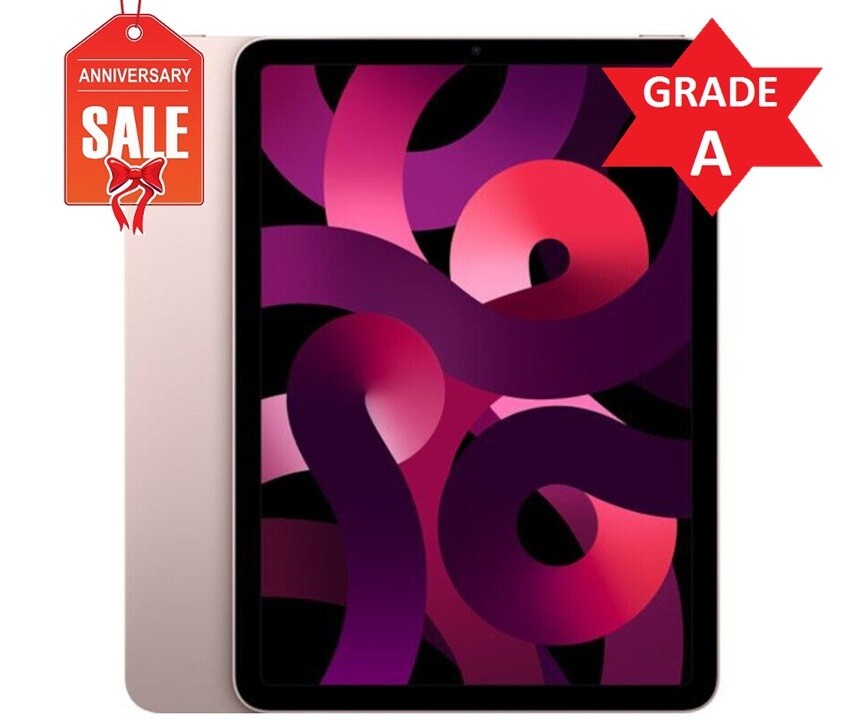 Apple iPad Air de 10.9" 5.ª generación, 64GB, Wi-Fi - Rosado - Muy bueno - GARANTÍA DE 1 AÑO